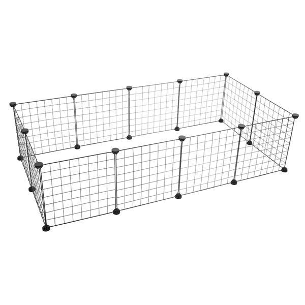PawGrid Iron Fence Set Introductions: Do you need a universal Pet Playpen? If so, you can have a try of our Pet Playpen, Small Animal Cage Indoor Portable Metal Wire Yard Fence for Small Animals, Guinea Pigs, Rabbits Kennel Crate Fence Tent. This Pet Play