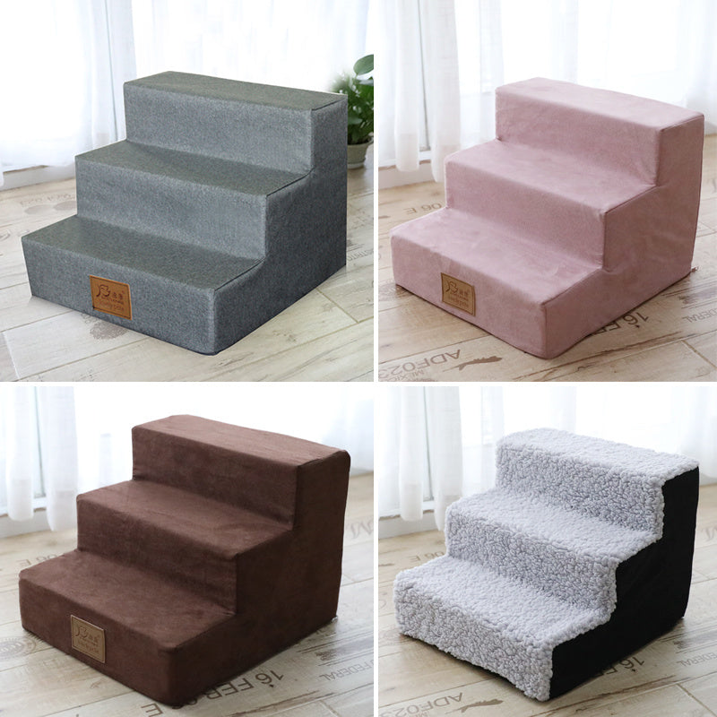 FurHop Bed Steps Product information: Dog Door Item Type: Safety Ramps Applicable Dog Breed: Universal Packing list: 1*Sponge step Pet Steps & Ramps