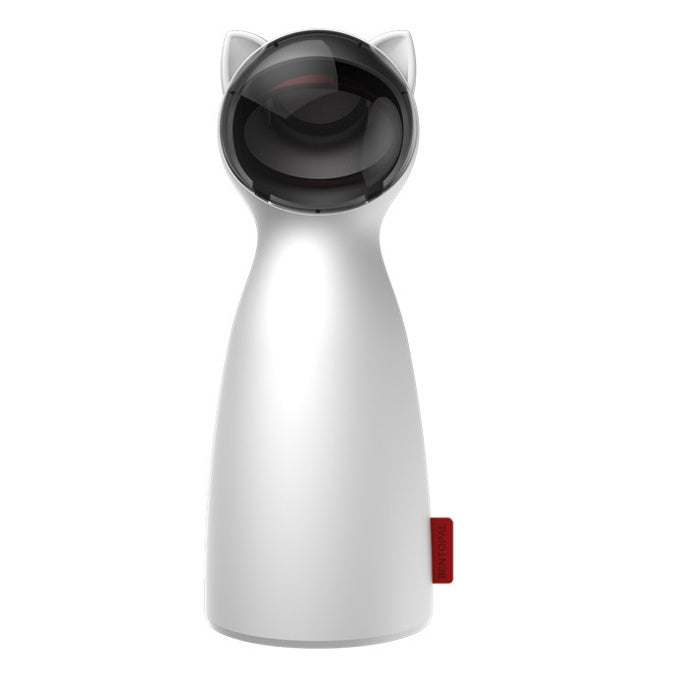 LaserChase™ – Smart LED Toy for Cat Exercise Overview: 1.Laster light for all cats, best playmate for cats 2.Automatic cat teaser laser rotation 3.Adjustable circle ranges,5 different circling ranges 4.Handheld mode, let the owner and cats have the opport