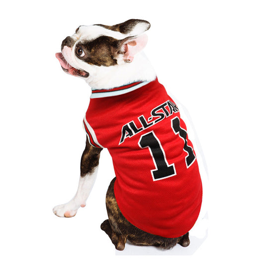 World Cup Dog Vest – Lightweight Summer Pet Jersey Material: Cotton Product Category: T-shirt style: Casual Applicable gender: general Color: black, red Size: S, M, L, XL, XXL 1. Asian sizes are 1 to 2 sizes smaller than European and American people. Choo
