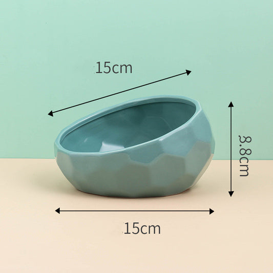FurBowl Pet Basin Overview: The shape of the bottle mouth is simple and unique. The classic and simple color is simple but worth savoring Gorgeous and noble, with high ornamental and aesthetic value. Product information: Material: Ceramic Specifications: