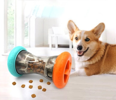 SnackLeak™ – Bite-Resistant Treat Ball for Dogs & Cats Overview: Activates the dog’s instincts & offers a healthy activity. Your dog will be motivated by the sight & sound of food on the device. ur pet feeder helps calm hyperactive dogs thru focused stimu