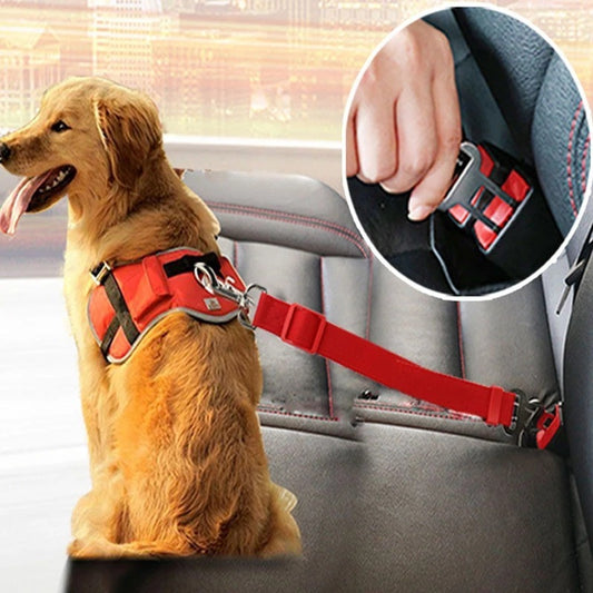 SafeRide Overview: Keep you and your dog/cat safe while driving. The pet can sit, lay or stand comfortably in the car. Made of high-quality nylon fabric to ensure safety, features the solid zinc alloy swivel snap and metal buckles guarantee extra durabili