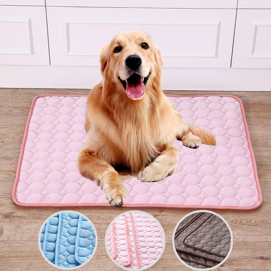 ChillPaw™ Cooling Pad Overview: 1. This mat can train dogs to learn to positioned defecation 2. Adopting the high-quality material, it can absorb the urine quickly, not easy to leak back. 3. Anti slid bottom can prevent the dogs from moving the pad becaus