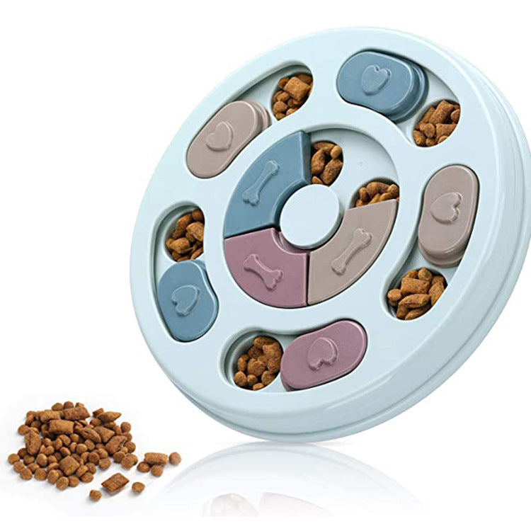 SmartFeast™ Product information: Material: PP Specification: Conventional Size Information: Product weight: 330g packaging size 25*24.5*3.5cm Packing list: Choking dog bowl*1 Packing: Feeding bowl X1 Slow Feeder Bowls