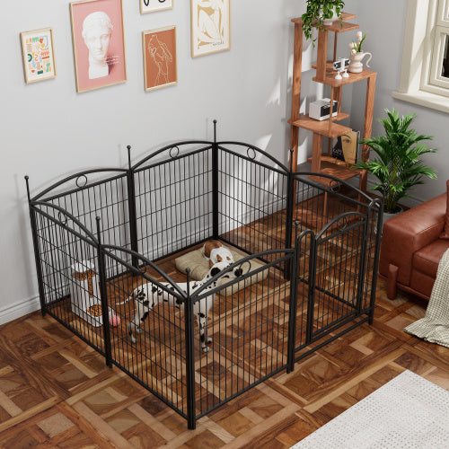 FurFort Outdoor Pen Heavy-Duty 8-Panel Metal Dog Playpen – 32" Height, Foldable with Door Spacious. Safe. Sturdy. Your Pet’s Personal Playground. Product Overview Give your pet the freedom to play, rest, and explore safely with this indoor & outdoor dog p