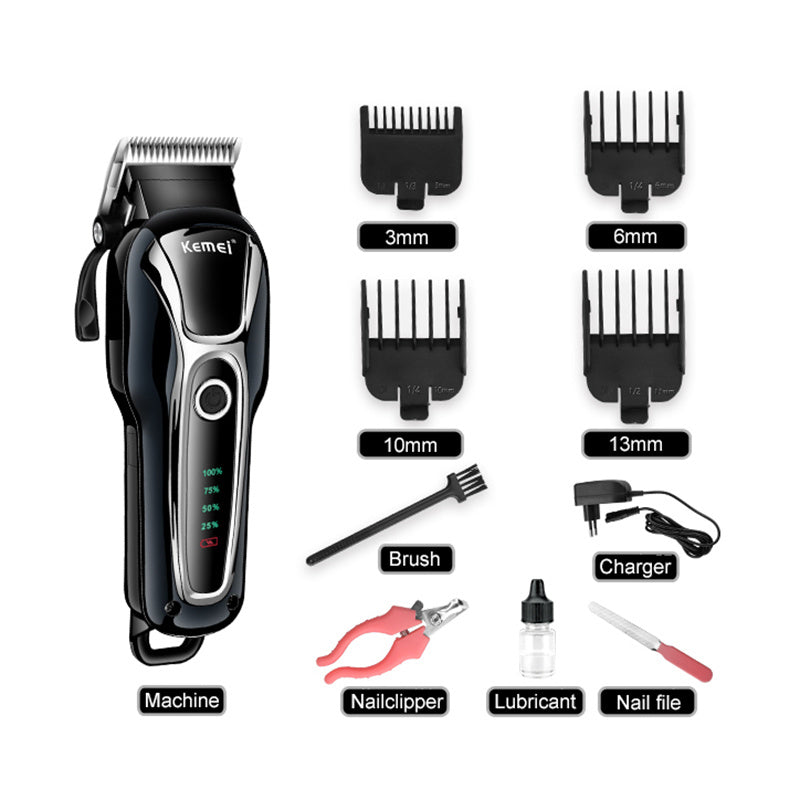TrimEase™ – Electric Pet Grooming Scissors Make pet grooming simple and quick with the TrimEase™ Electric Pet Scissors – designed for safe, precise trimming at home or on the go. ✂️ Electric & Efficient: Powerful motor trims fur smoothly and evenly withou