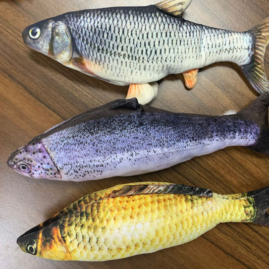 Simulated Flopping Fish – Fun Electric Toy for Cats (Catnip-Free) Overview: 1. With high quality material, this ornament is durable and not easy to damage. 2. This toy does not contain toxic and harmful things and materials, and it is healthy and safe for