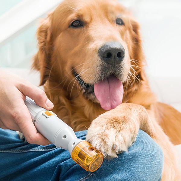 TrimPro 3-in-1 Pet Nail Kit Overview: This item is the revolutionary nail trimmer for your dog or cat Perfectly Groomed, No Pain. It's the newest and fastest way to keep your pets nails trim rounded and smooth with no mess You can painlessly and easily tr