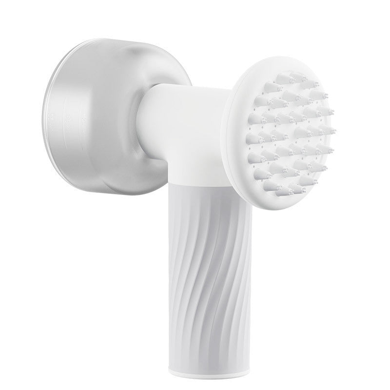 FoamPaws Electric Bath Brush Overview: MATERIAL: The dog bath brush is made of silicone, which has the advantages of high-temperature resistance, easy cleaning, and quick drying. Our pet bath brush gives you and your dog or cat a good interaction to massa