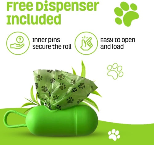 GreenPaws Poo Bags Why Pet Owners Love These Bags: ✅ XL Size for All Breeds Each bag measures 11.8 × 8.66 inches — large enough to handle waste from big dogs like Golden Retrievers, Labradors, or German Shepherds. They’re also long enough for a clean, eas