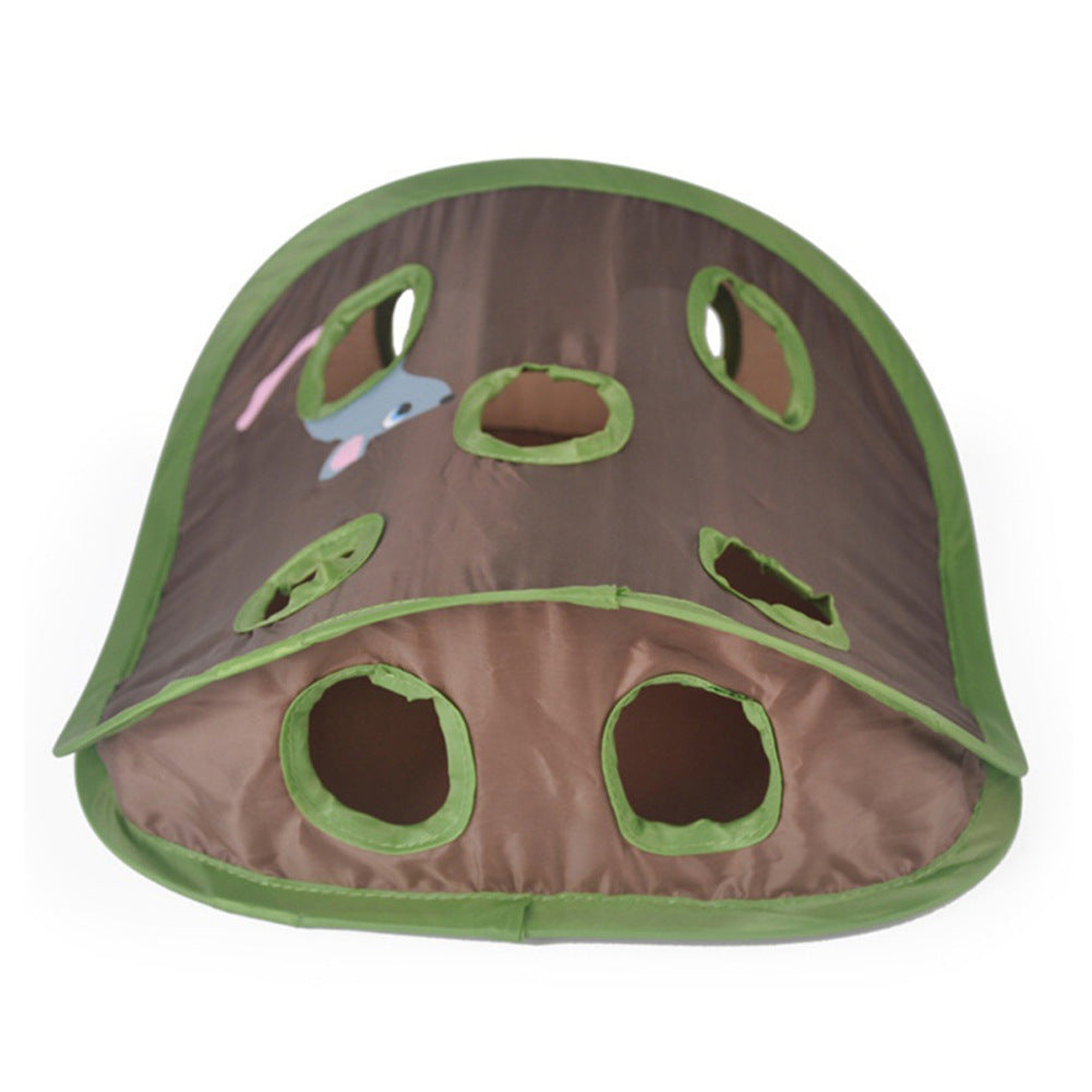 PawMaze Overview: 1. Designed with a ball and mouse tucked away inside, the nine-hole interactive cat toys increase your cat's curiosity, it will have a lot of fun poking at the mouse & ball inside. Great for multiple cats 2. These cat toys will also stim