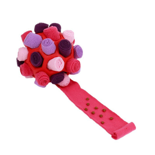 SniffFun™ Product information: Product category: Sniff toys Material: fleece+TPR rubber Specification: fried ball Color: red sphere rainbow color, green sphere rainbow color, white red green Christmas, pink purple, blue, unicorn color, white yellow orange