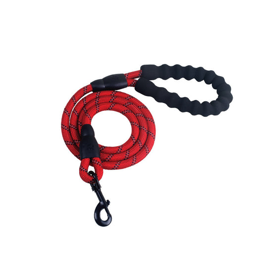 PacePup Overview: - Foam handle, experience walking dog easily - Sewing with herringbone car encryption needle, more robust and safe to walk the dog - Encrypted imitation nylon reflective anti-skid handle - Electrophoresis black hooks are made of zinc all