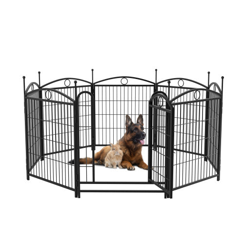 FurFort Outdoor Pen Heavy-Duty 8-Panel Metal Dog Playpen – 32" Height, Foldable with Door Spacious. Safe. Sturdy. Your Pet’s Personal Playground. Product Overview Give your pet the freedom to play, rest, and explore safely with this indoor & outdoor dog p
