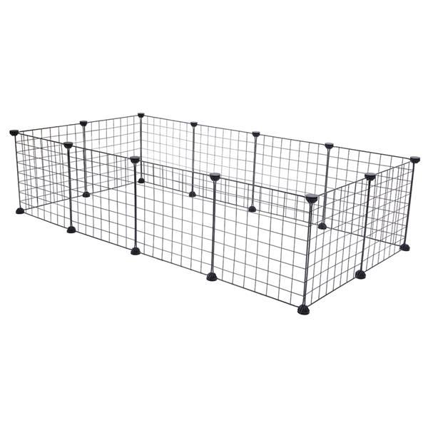 PawGrid Iron Fence Set Introductions: Do you need a universal Pet Playpen? If so, you can have a try of our Pet Playpen, Small Animal Cage Indoor Portable Metal Wire Yard Fence for Small Animals, Guinea Pigs, Rabbits Kennel Crate Fence Tent. This Pet Play