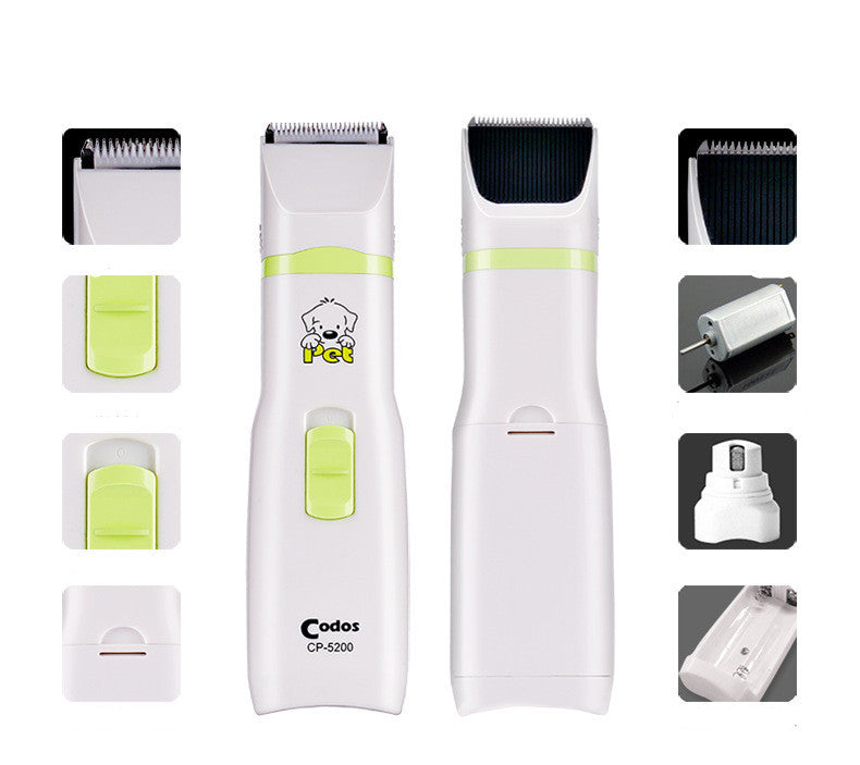 GroomMate™ 2-in-1 Pet Trimmer & Nail Polisher Set Product Description: Give your pet the care they deserve with the GroomMate™ 2-in-1 Grooming Set, a compact electric tool designed to trim fur and safely polish nails at home — no salon required. ✨ 2-in-1