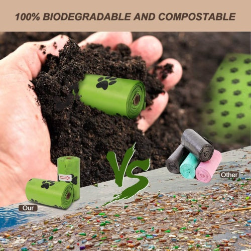 GreenPaws Poo Bags Why Pet Owners Love These Bags: ✅ XL Size for All Breeds Each bag measures 11.8 × 8.66 inches — large enough to handle waste from big dogs like Golden Retrievers, Labradors, or German Shepherds. They’re also long enough for a clean, eas
