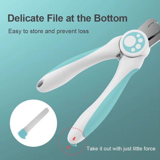 PawClip™ – Easy-Grip Pet Nail Clippers for Cats & Dogs How to Trim Your Dog Nails ? 1. Hold pets paw securely but gently while trimming the nails. 2. See clearly where the blood line is and stop before you reach the pink part. Cut off the top of the nail