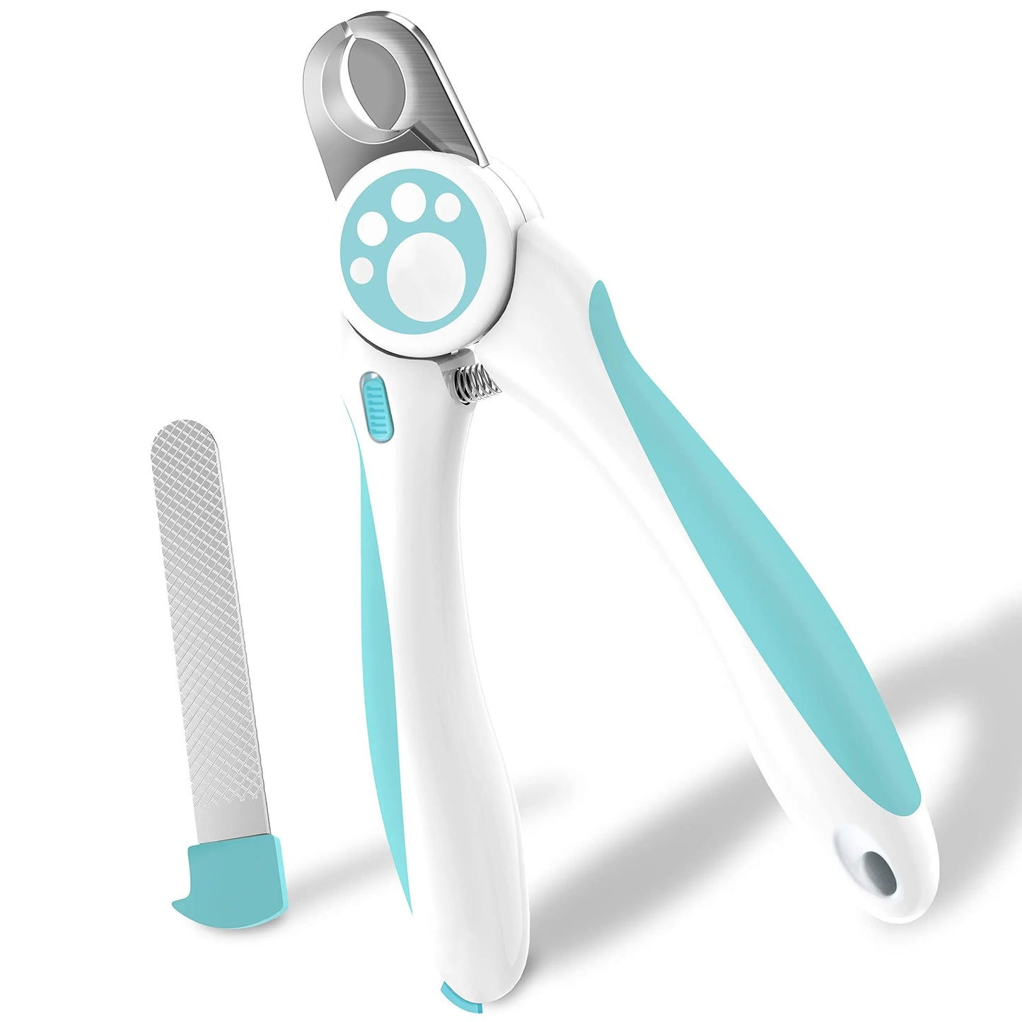 PawClip™ – Easy-Grip Pet Nail Clippers for Cats & Dogs How to Trim Your Dog Nails ? 1. Hold pets paw securely but gently while trimming the nails. 2. See clearly where the blood line is and stop before you reach the pink part. Cut off the top of the nail