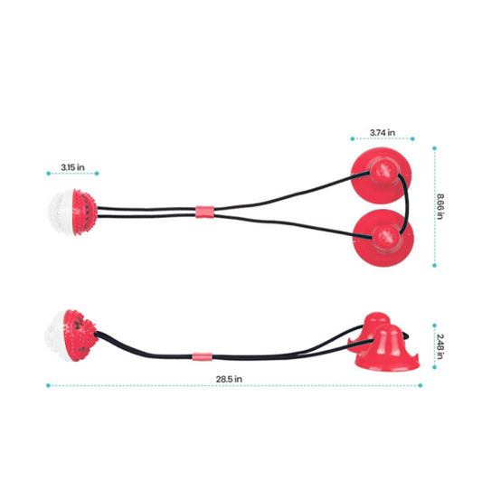 GripGnaw™ Overview: Molar and clean teeth, wear-resistant and bite-resistant. The molars have high bumps and 360-degree coverage. Double-layer cleaning of tooth spikes, double-layer cleaning. Training function, human and dog interaction. Specification: Ma