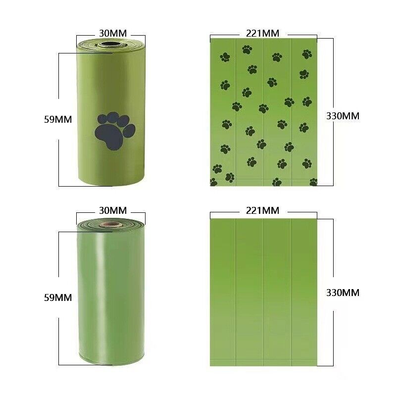 GreenPaws Poo Bags Why Pet Owners Love These Bags: ✅ XL Size for All Breeds Each bag measures 11.8 × 8.66 inches — large enough to handle waste from big dogs like Golden Retrievers, Labradors, or German Shepherds. They’re also long enough for a clean, eas