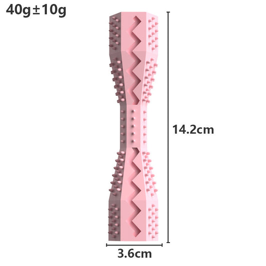 Bite-Proof Dog Chew ā Safe & Long-Lasting Toy Product information: Color: Gentleman Blue, cherry blossom powder, avocado green, Rose Red, peacock blue, vibrant orange, random color Size: Medium Material: TPR Category: Pet Toys Product features: food clip