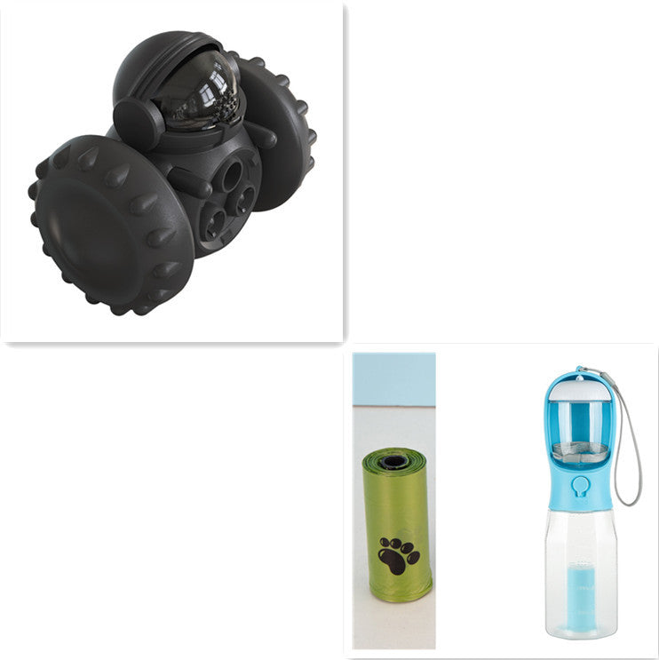 TreatRider Overview: New upgrade toy: intelligent robot tumbler design. Rolling balance system, no electric drive required, it will keep standing no matter how the dog pushes it. Dogs can be rewarded by constantly pushing it, greatly extending pet eating