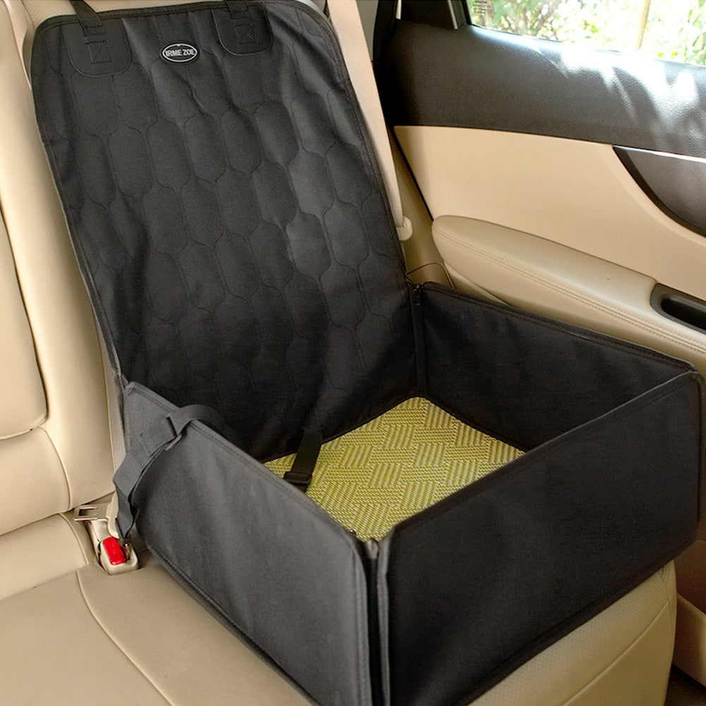 PawGuard Car Mat Travel in Comfort, Style, and Safety – Tailored for Every Need Overview Whether it’s a quick trip to the vet, a road trip adventure, or a drive to the park, these versatile car seat covers and baskets are designed to make pet travel safer