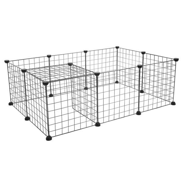 PawGrid Iron Fence Set Introductions: Do you need a universal Pet Playpen? If so, you can have a try of our Pet Playpen, Small Animal Cage Indoor Portable Metal Wire Yard Fence for Small Animals, Guinea Pigs, Rabbits Kennel Crate Fence Tent. This Pet Play