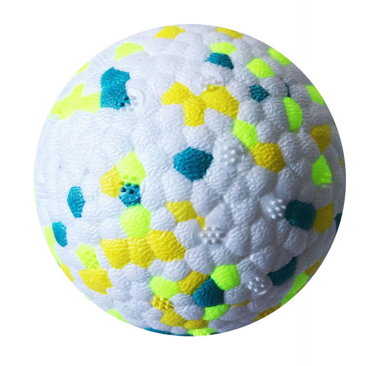 ChompClean – Molar Chew Ball for Dogs Durable TPU Dog Ball – Tough, Safe, and Great for Playtime Fun Give your pet hours of healthy, engaging fun with this heavy-duty TPU Dog Ball, designed to handle energetic chewers and boost interactive play. Whether i