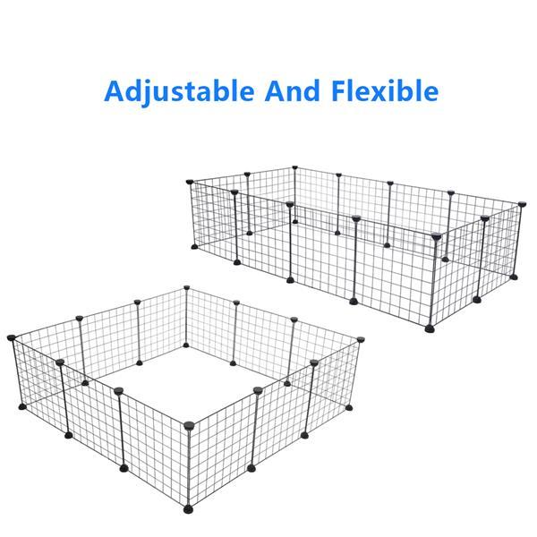 PawGrid Iron Fence Set Introductions: Do you need a universal Pet Playpen? If so, you can have a try of our Pet Playpen, Small Animal Cage Indoor Portable Metal Wire Yard Fence for Small Animals, Guinea Pigs, Rabbits Kennel Crate Fence Tent. This Pet Play
