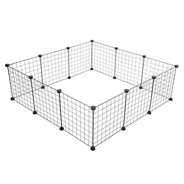PawGrid Iron Fence Set Introductions: Do you need a universal Pet Playpen? If so, you can have a try of our Pet Playpen, Small Animal Cage Indoor Portable Metal Wire Yard Fence for Small Animals, Guinea Pigs, Rabbits Kennel Crate Fence Tent. This Pet Play
