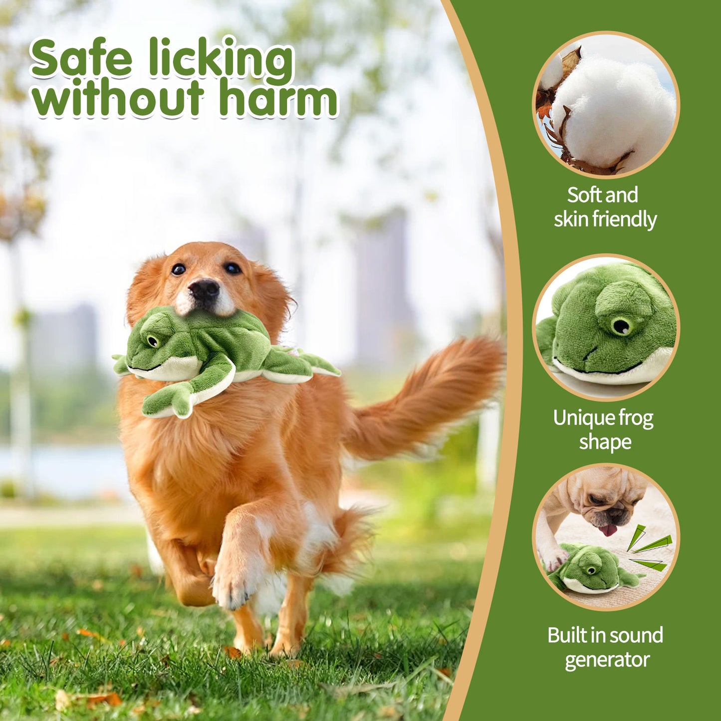 Plush Squeaky Dog Toy β Bite-Resistant & Soft for Companionship size:27*16*5cm Weight:57g Dog Toys