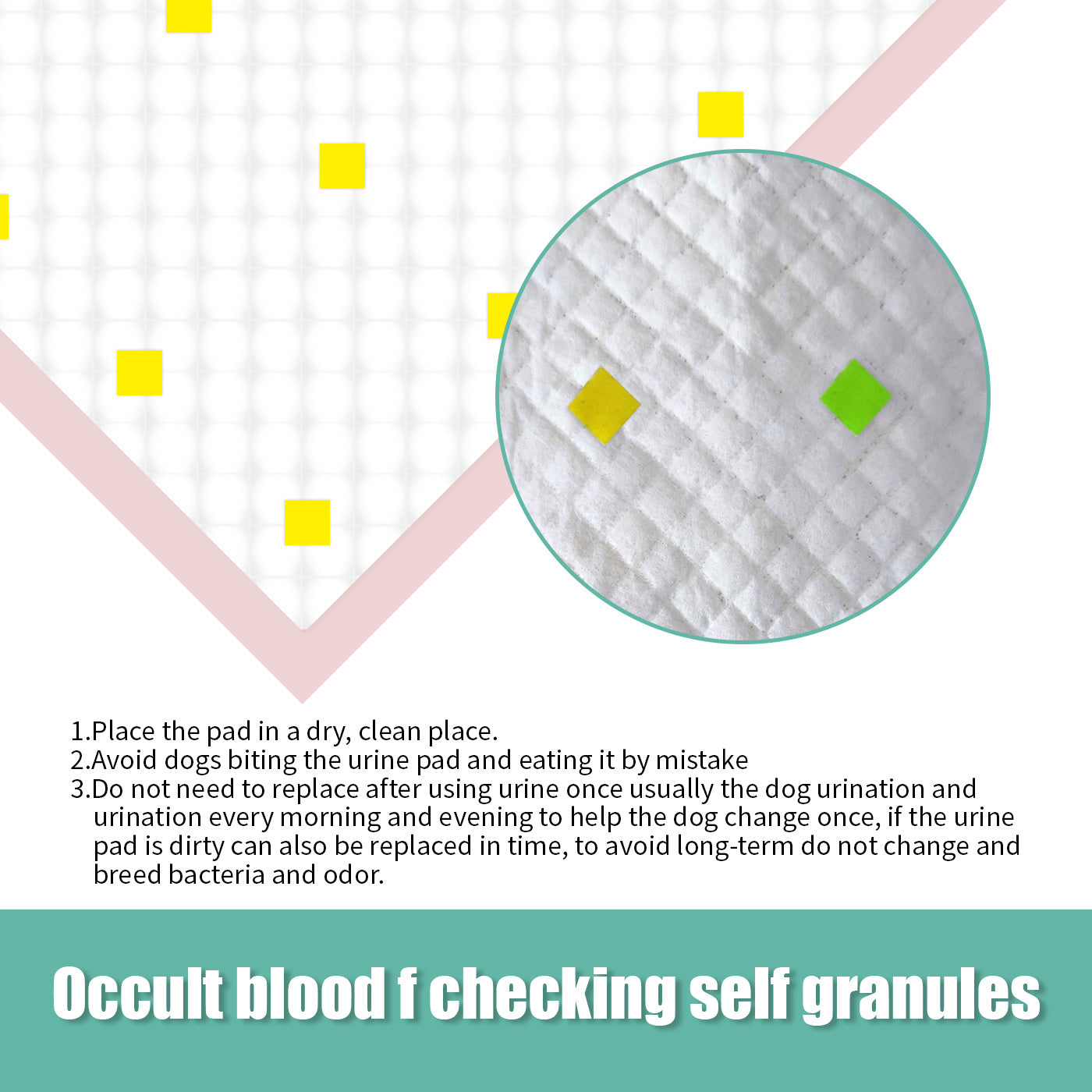 PeeSense Dog Pad Packaging list: Urine pad x10pc (1Box) Dog Diaper Pads & Liners