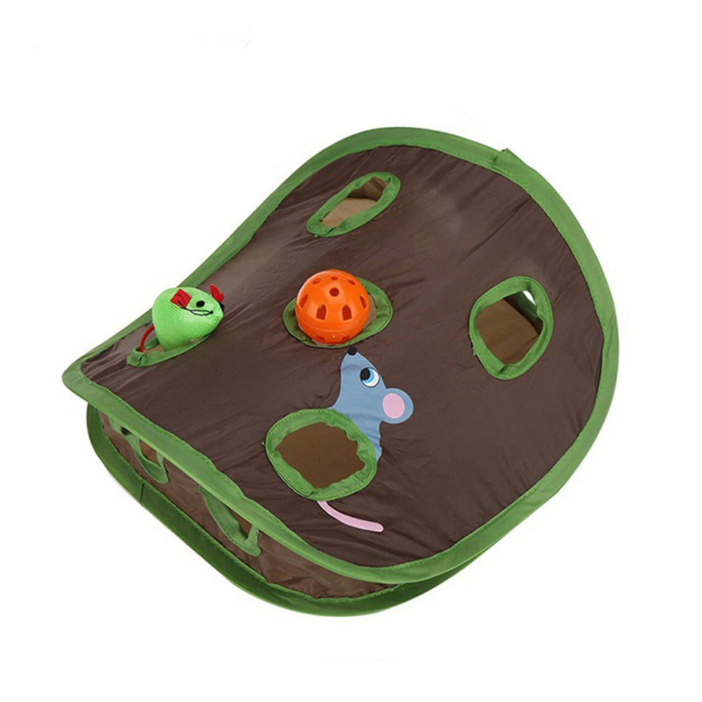 PawMaze Overview: 1. Designed with a ball and mouse tucked away inside, the nine-hole interactive cat toys increase your cat's curiosity, it will have a lot of fun poking at the mouse & ball inside. Great for multiple cats 2. These cat toys will also stim