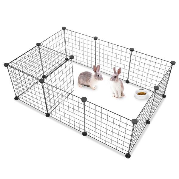PawGrid Iron Fence Set Introductions: Do you need a universal Pet Playpen? If so, you can have a try of our Pet Playpen, Small Animal Cage Indoor Portable Metal Wire Yard Fence for Small Animals, Guinea Pigs, Rabbits Kennel Crate Fence Tent. This Pet Play