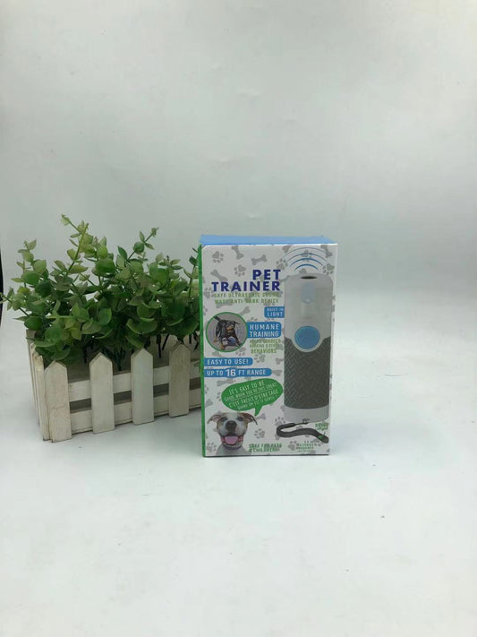 Dog Trainer Ultrasonic Handheld Bark-stop Product information: Color: White Material: ABS Applicable object: Dog Specification: product weight 100g Power Type: 3 no.7 batteries are installed Packing list: Dog trainer X1 Product Image: Pet Carrier & Crate