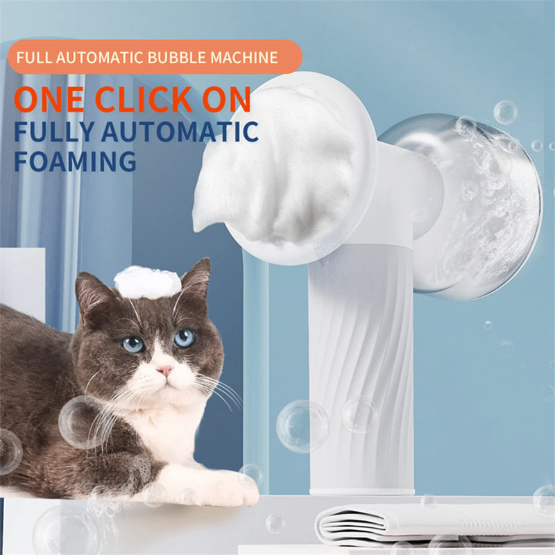 FoamPaws Electric Bath Brush Overview: MATERIAL: The dog bath brush is made of silicone, which has the advantages of high-temperature resistance, easy cleaning, and quick drying. Our pet bath brush gives you and your dog or cat a good interaction to massa