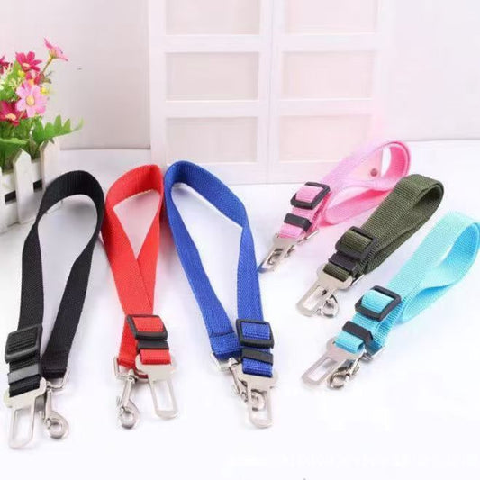 PawTether Dog Leash Product description: This product is a dog dog fixing belt / seat belt for cars, 2.5cm wide, the length of the fixing belt can be adjusted, and one end of the fixing belt can be fixed on the car seat belt. A collar that can hold the do