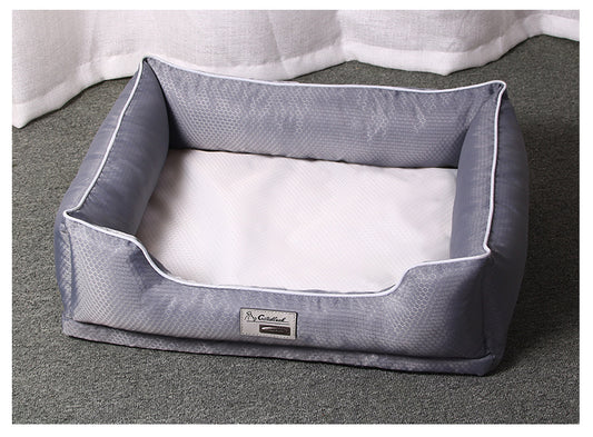CleanNest™ Removable Dog Bed Product Information: Color: Dark grey Specifications: No. S: Tedibo Meishnari Cat, etc. [Recommended in 10 kg], No. M: Tedibo Meibi Bear Faduoki, etc. [Recommended in 30 kg], No. L: Hashimo Golden Wood Dog, etc. [Recommended i