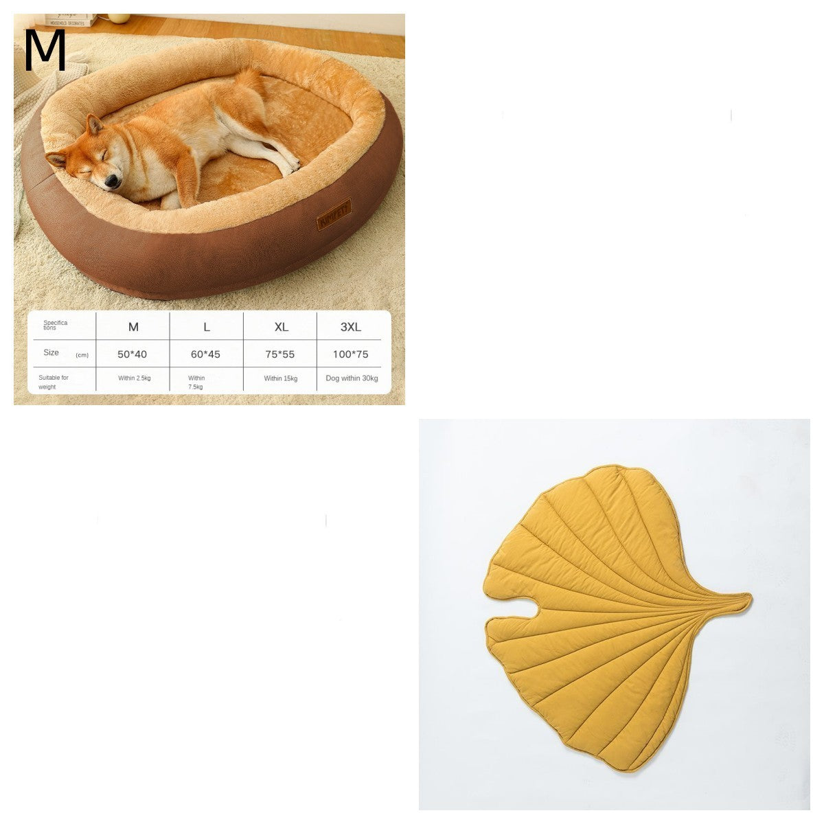 WarmiePaws™ Cozy Bed Product Details: Material: Cotton Product Category: Bed Specifications: M [size 50*40cm] (recommended for pets within 5 catties), L [size 60*45cm] (recommended for pets within 15 catties), XL [size 75*55cm] (recommended for pets withi