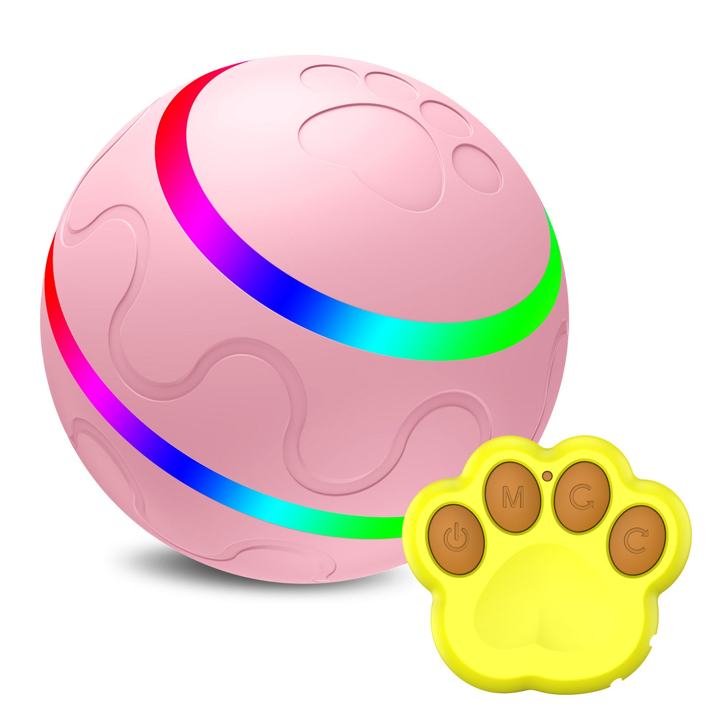 WickedWhirl™ Overview: 1. Made of high-quality material, the ball is eco-friendly and non-toxic, durable and scratch-resistant, and safe for your pets to bite and chew on. 2. It can roll around randomly and automatically change its direction so it is inte