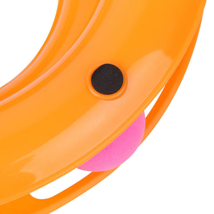 TurboTower™ Features Stacked play station perfect for one or more cats Sturdy construction stands up to vigorous play Three levers for an exciting fun Balls spin and roll to excite kitty's desire to play Non-skid pads at the bottom Come with three colorfu