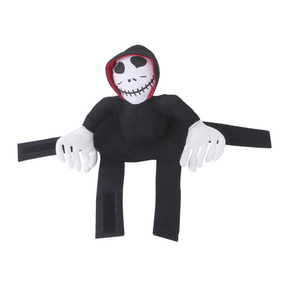 SpookyPaws™ Halloween Vest Overview: Unique and vivid design: The super realistic Horror mask is an excellent Halloween cosplay accessory. When pets wear this costume, they become cool and look scary, but also fun. Let your pet join the party and be the s