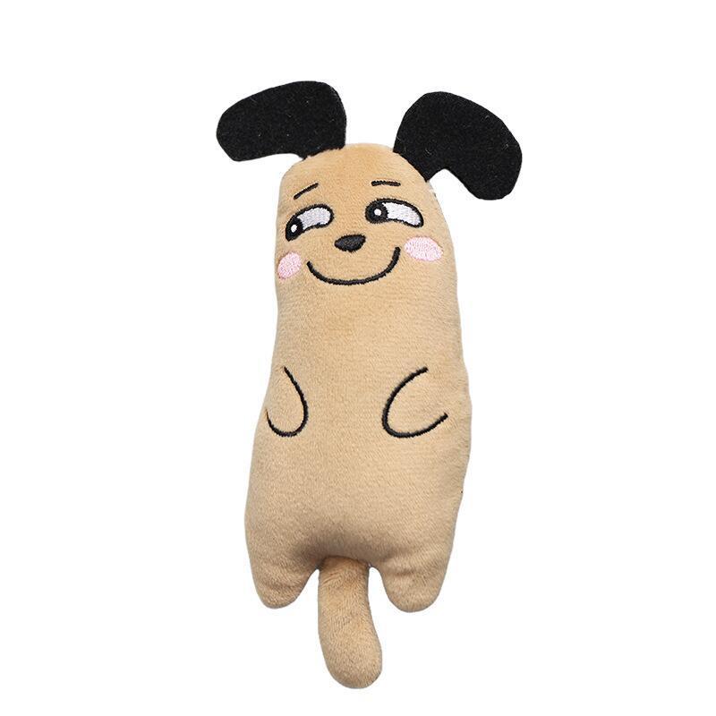 WhiskerPlush Product Information： Material: plush Product category: chew toys Color: orange, pink, gray, light blue, green, khaki Size: 5.5x16cm Package Contents： Cat toy X1 Chew Toys