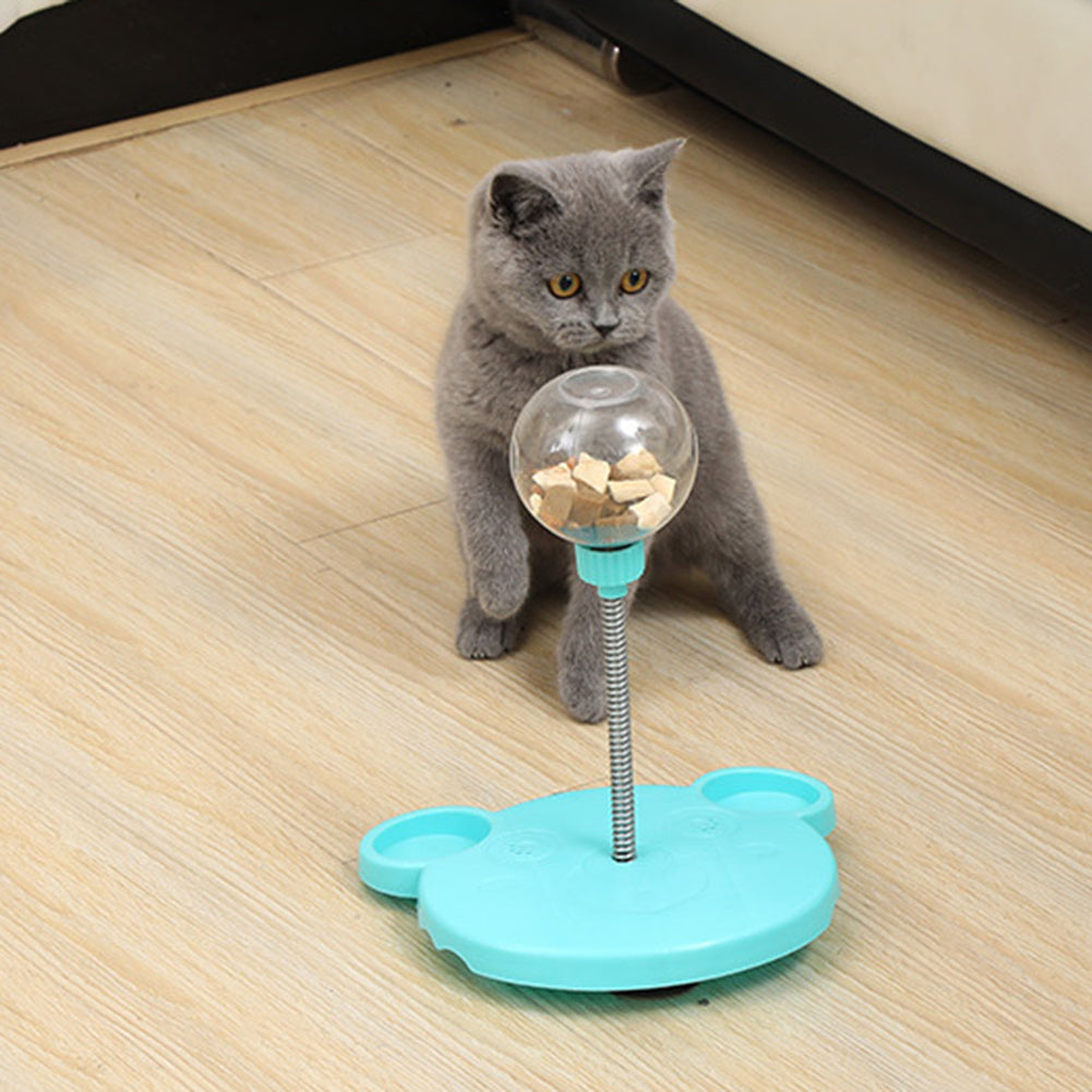 IQTreat Pet Toy Overview: 1. The bottom is upgraded with a solid suction cup, which is non-slip and stable, and will not slip. The bottom adopts a suction cup for firm adsorption, which can be adsorbed on smooth floor tiles. The product is more stable and