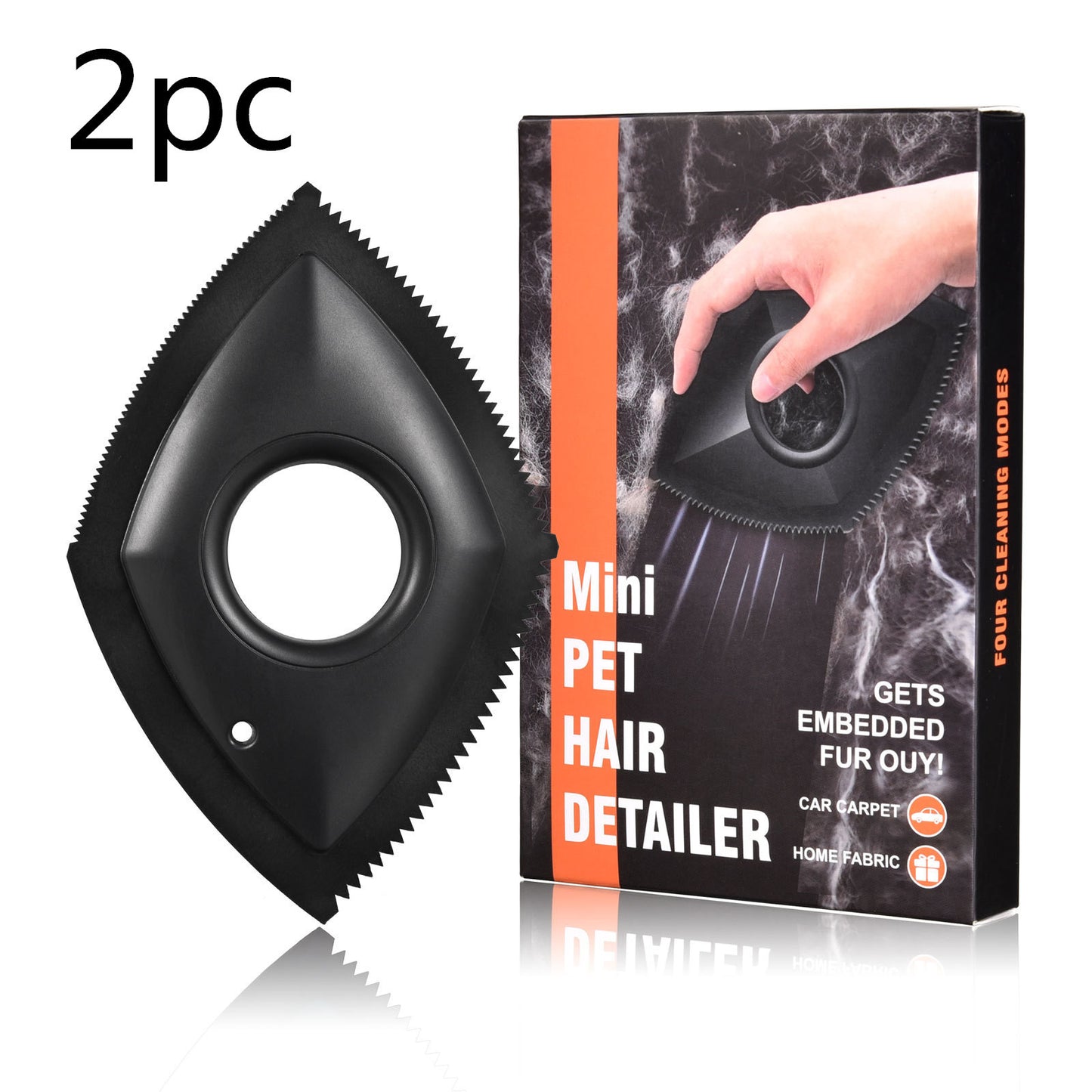 FurLift Pro Remover Tool Overview: 1. Four Cleaning Modes: This hair remover has 4 modes with different densities. You can switch the mode according to the number and length of pet hair to achieve the best cleaning effect. 2. Washable and Reusable: Don＇t