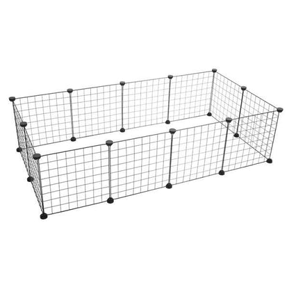 PawGrid Iron Fence Set Introductions: Do you need a universal Pet Playpen? If so, you can have a try of our Pet Playpen, Small Animal Cage Indoor Portable Metal Wire Yard Fence for Small Animals, Guinea Pigs, Rabbits Kennel Crate Fence Tent. This Pet Play
