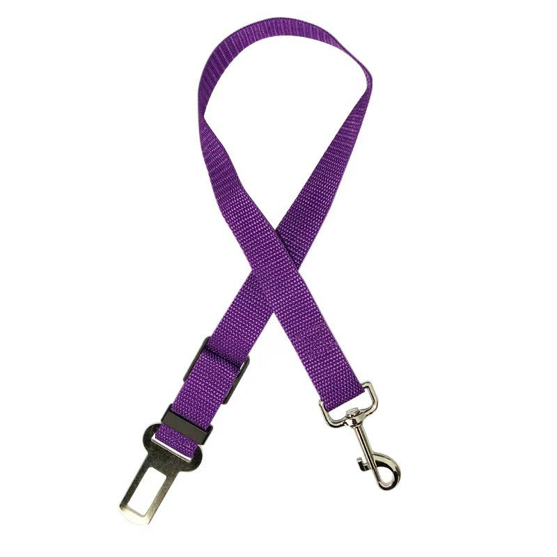 PawTether Dog Leash Product description: This product is a dog dog fixing belt / seat belt for cars, 2.5cm wide, the length of the fixing belt can be adjusted, and one end of the fixing belt can be fixed on the car seat belt. A collar that can hold the do